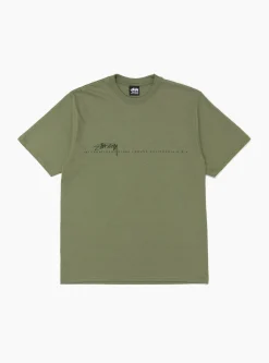 Smooth 80 Tee Olive<Stüssy Sale