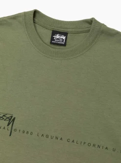Smooth 80 Tee Olive<Stüssy Sale