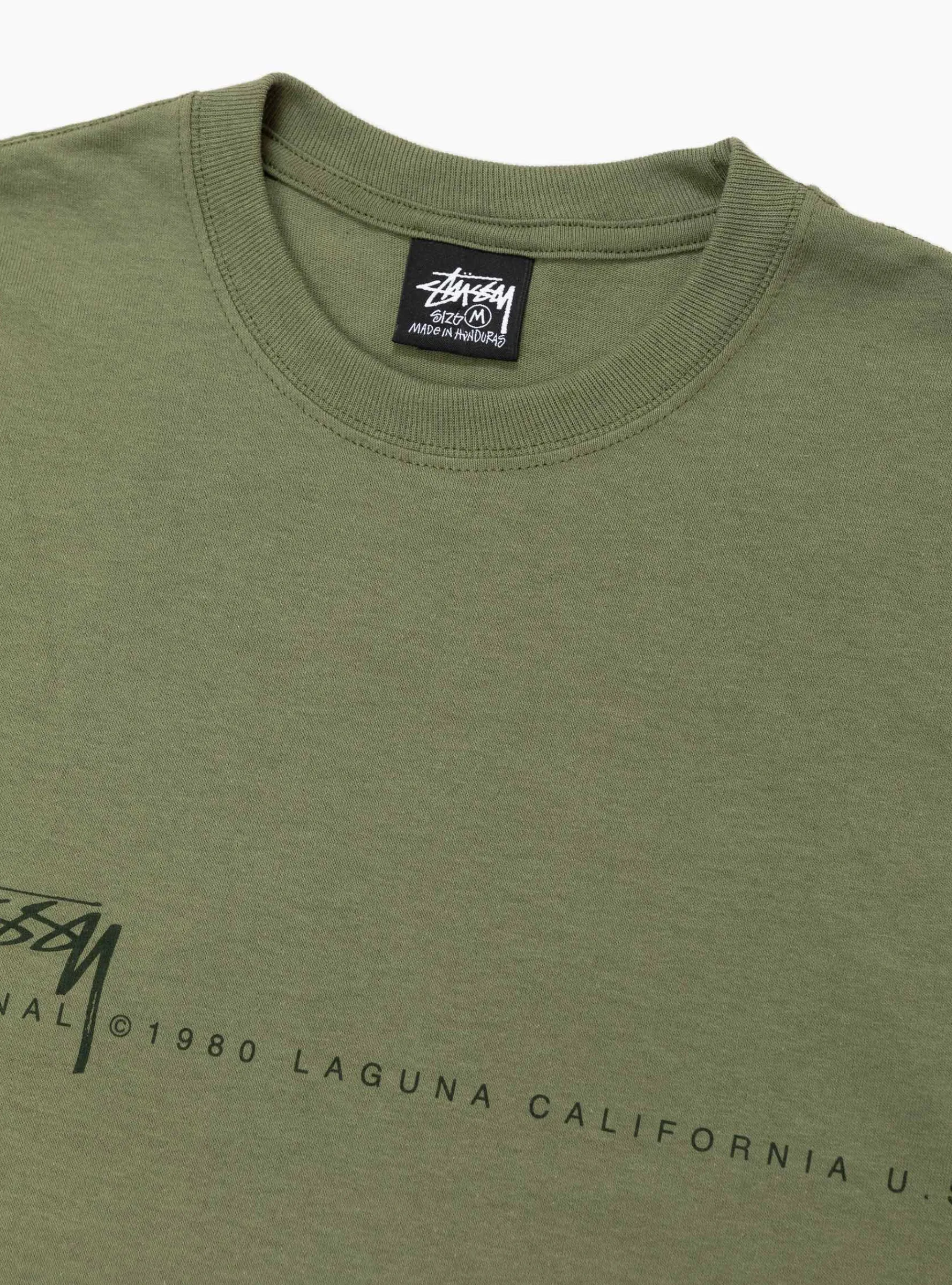 Smooth 80 Tee Olive<Stüssy Sale