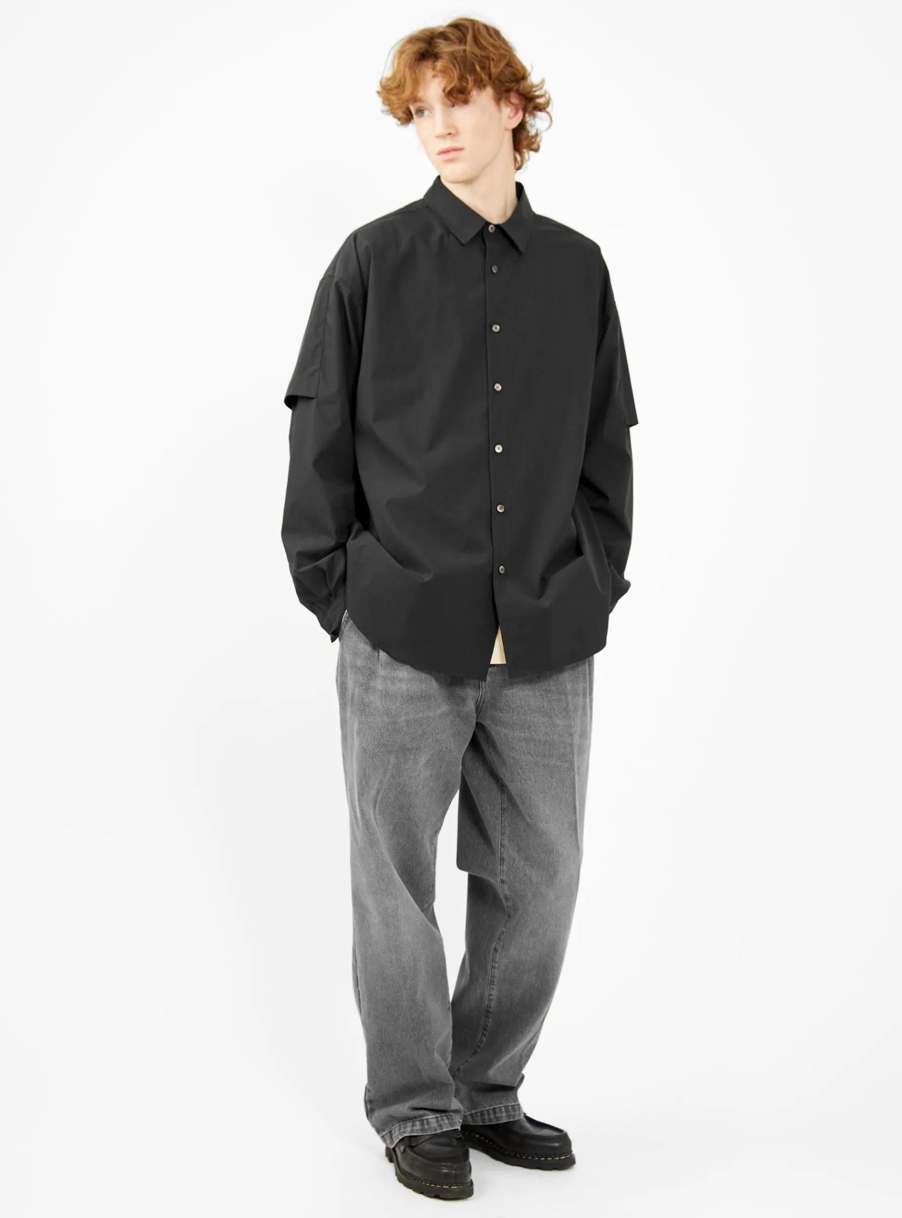SOHY Signature Shirt Black<SOFTHYPHEN Online