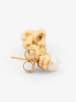 Sophia Drop Earrings 14k Gold-plated Bronze<Faris Fashion