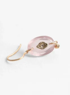 Souad Earring Pink Quartz<Pascale Monvoisin Outlet