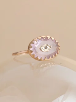 Souad Ring Pink Quartz<Pascale Monvoisin Hot