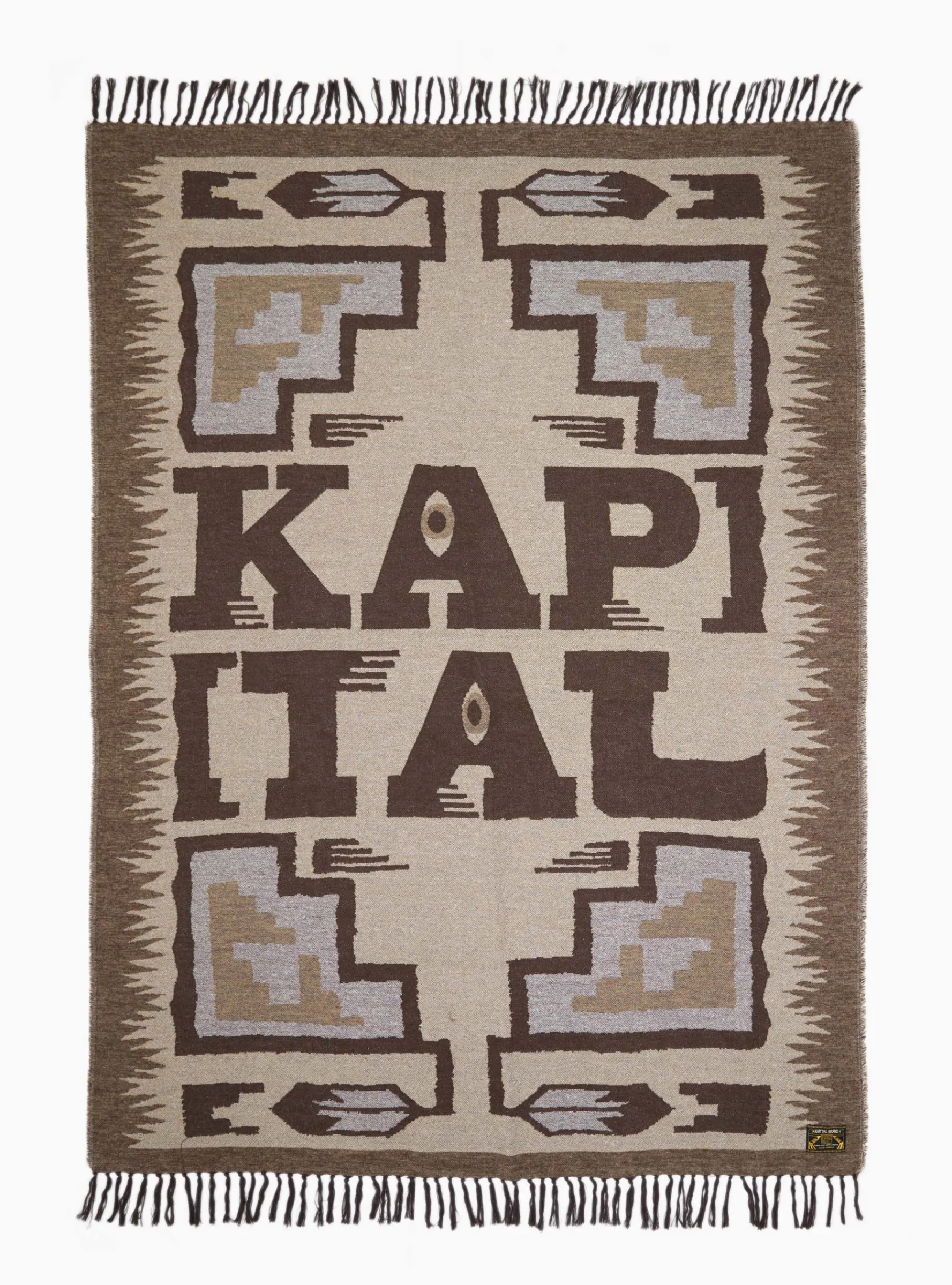 Speakeasy Blanket Brown and Beige<Kapital Fashion