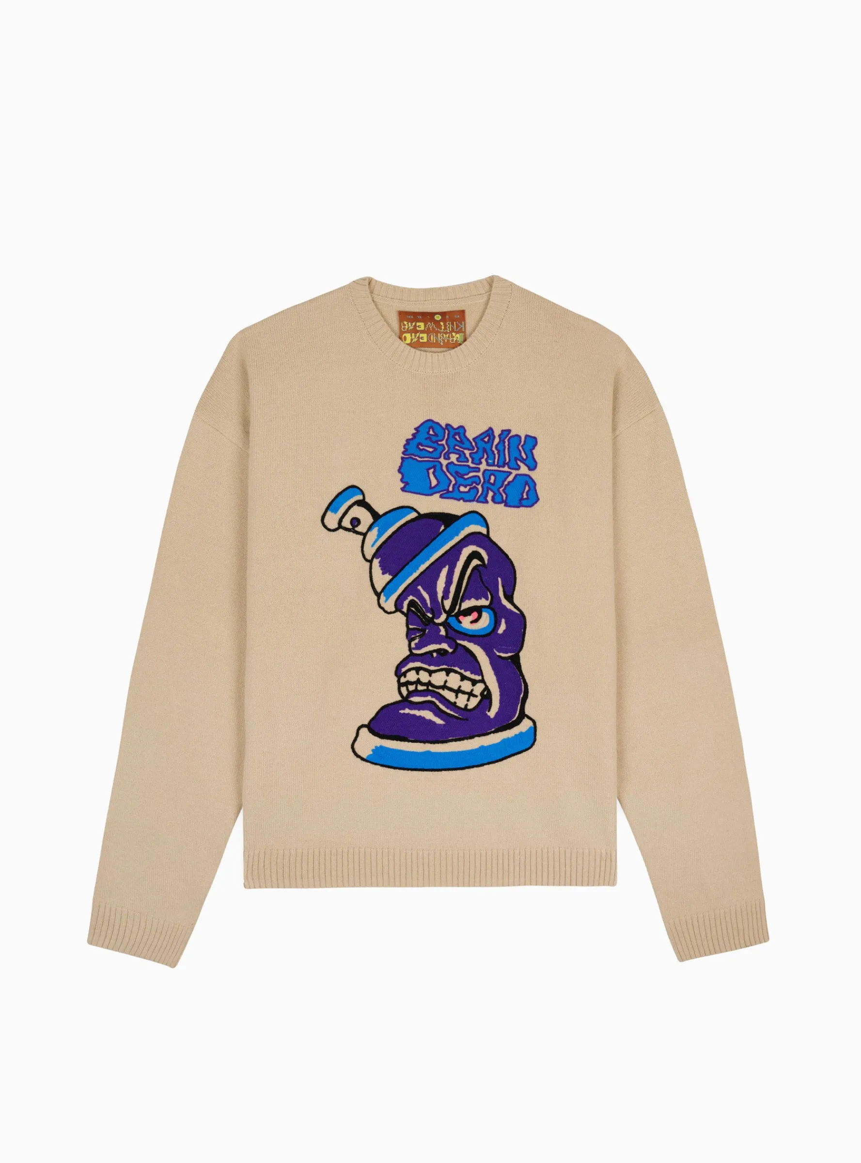 Spray Can Sweater Natural<Brain Dead Online