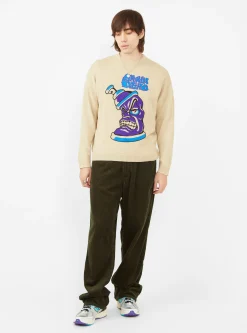 Spray Can Sweater Natural<Brain Dead Online