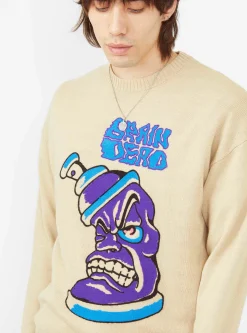 Spray Can Sweater Natural<Brain Dead Online