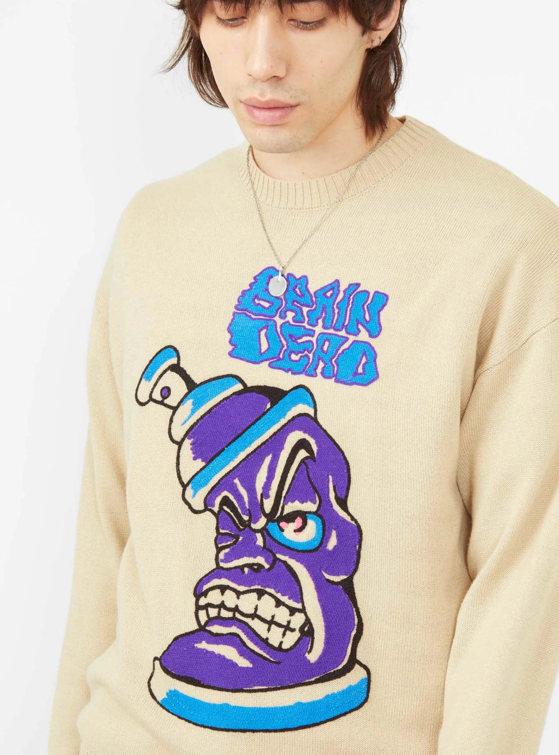 Spray Can Sweater Natural<Brain Dead Online