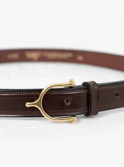 Spur Belt Havana & Brass<Tory Leather Clearance