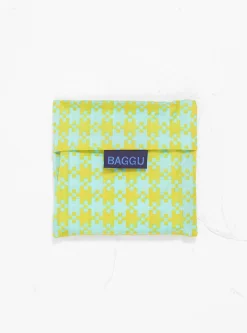 Standard Tote Bag Mint Green Pixel Gingham<BAGGU Hot