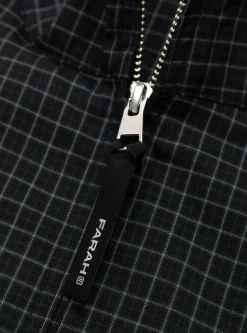Stand Collar Zip Up Blouson Check<Farah Japan Online