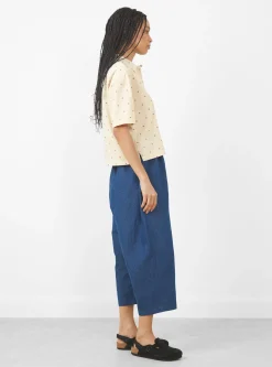 Stella Shirt Ecru Pattern<Sideline Online