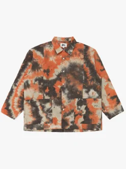 Stereo Tie Dye Shirt Brown & Orange<Pilgrim Surf + Supply Discount