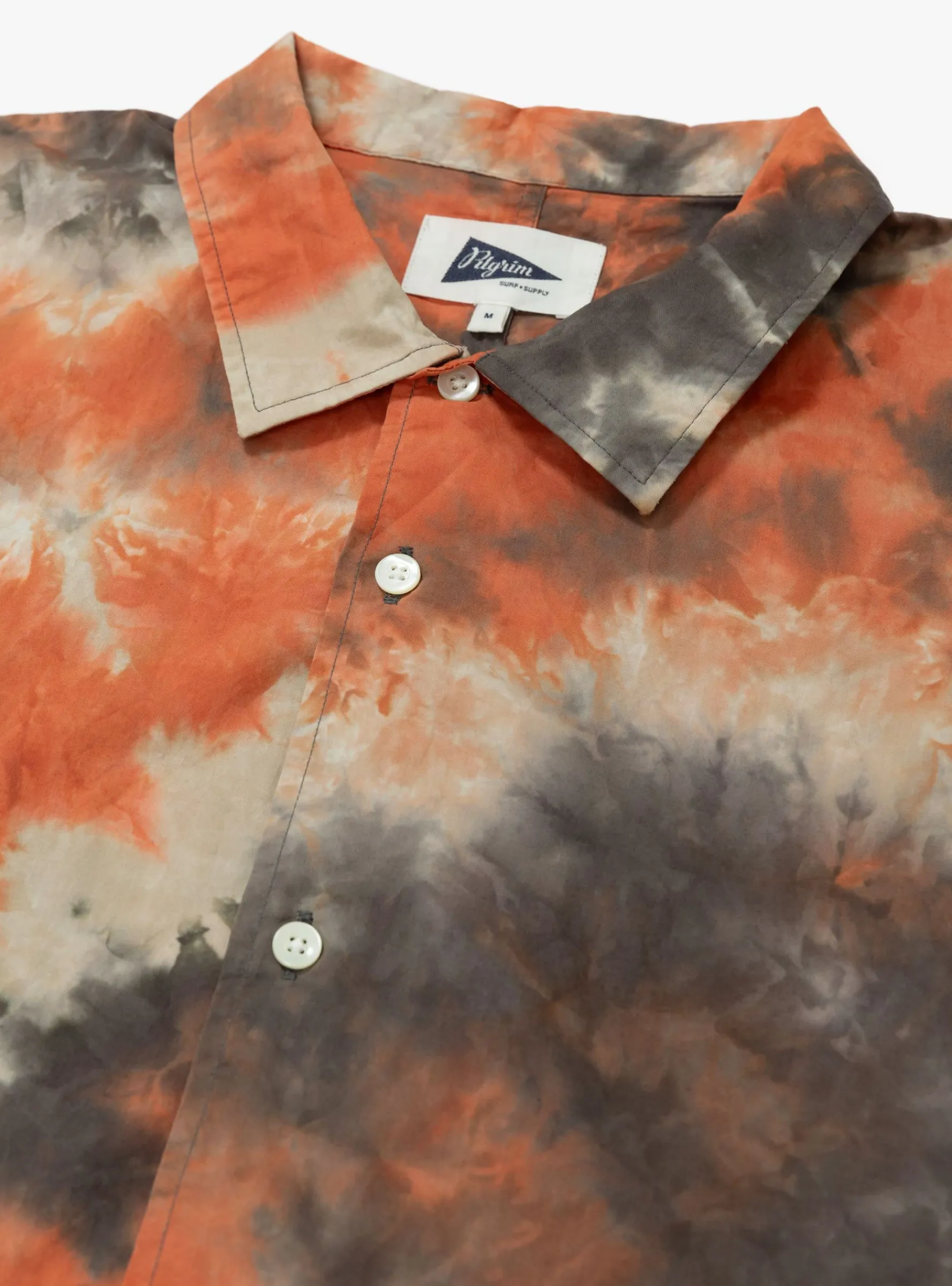 Stereo Tie Dye Shirt Brown & Orange<Pilgrim Surf + Supply Discount