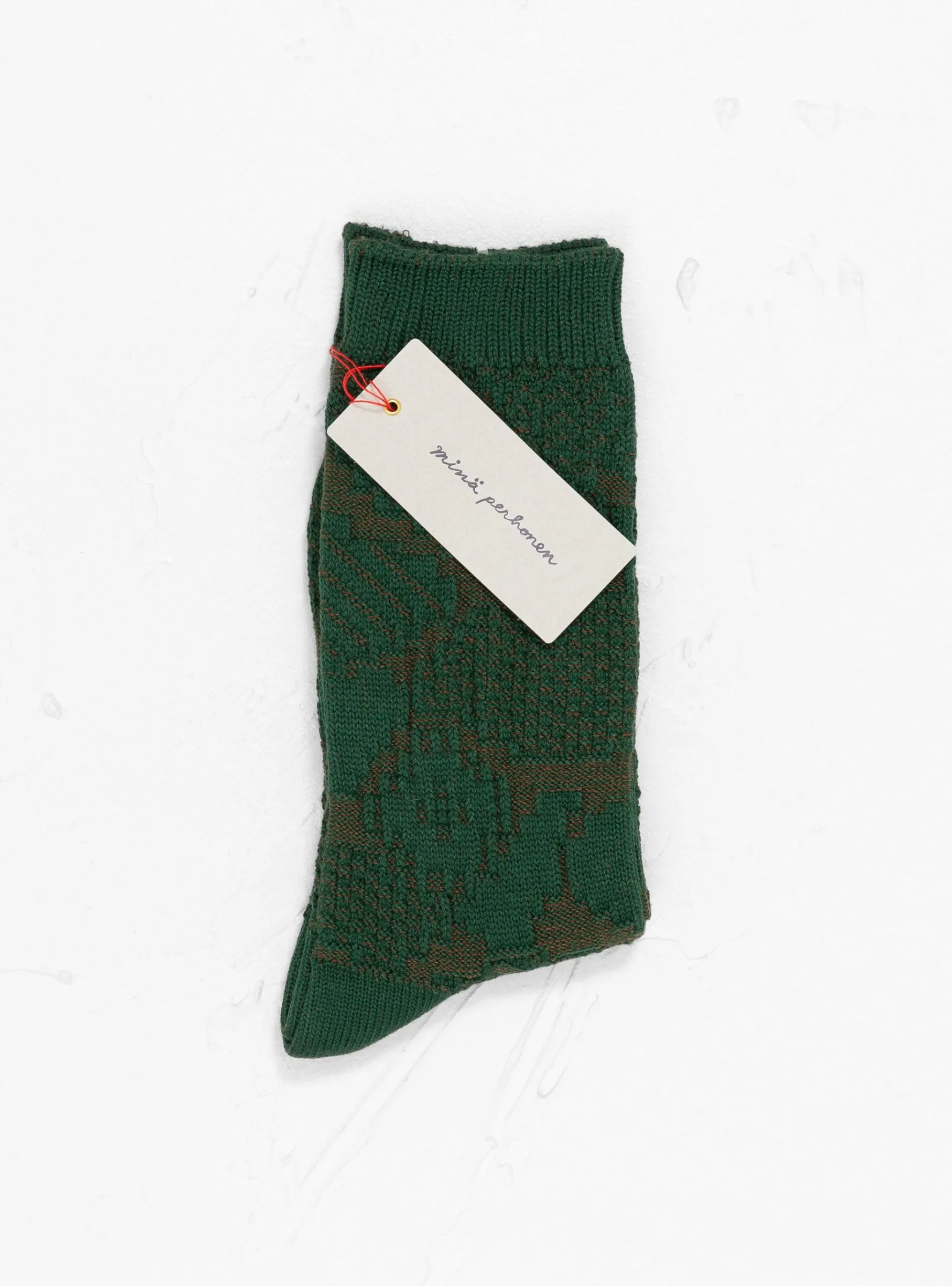 Stitch Garden Socks Green<Minä Perhonen Outlet
