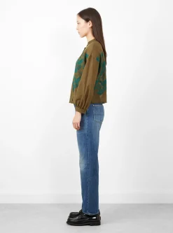 Stitch Garden Top Khaki<Minä Perhonen Fashion