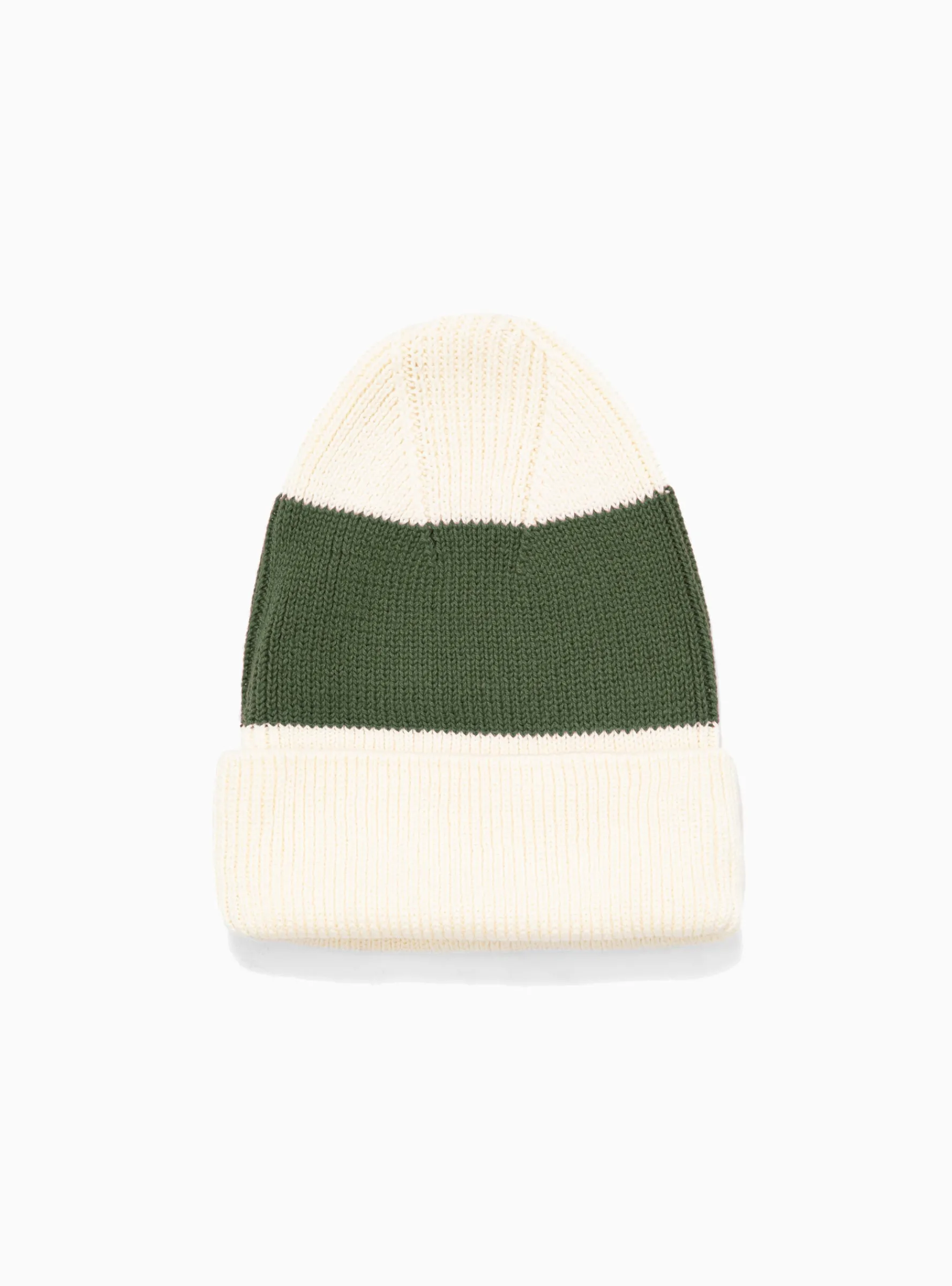 Stripe Beanie Green<The English Difference Fashion