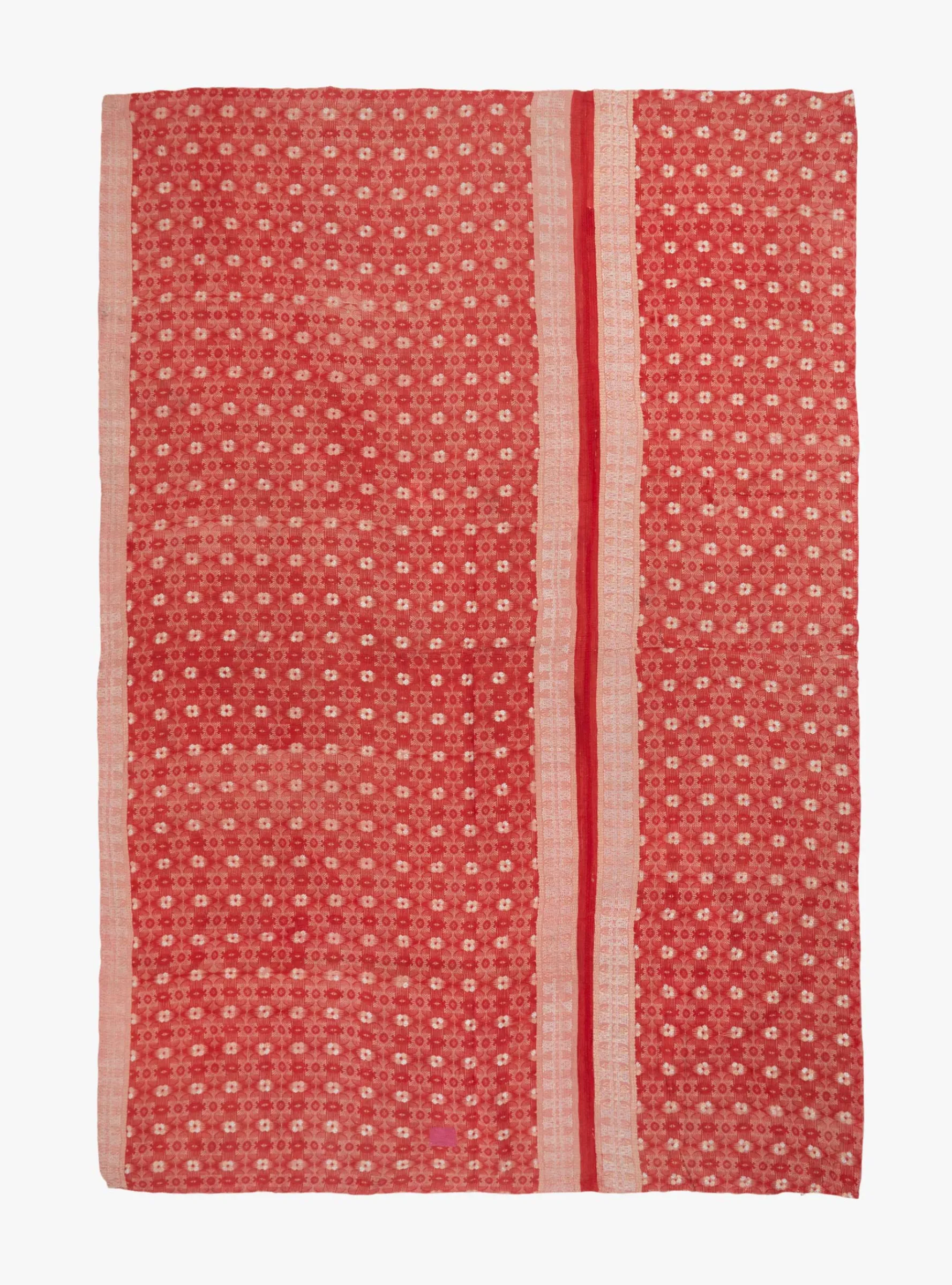 Striped Floral Kantha<Auntie Oti Outlet