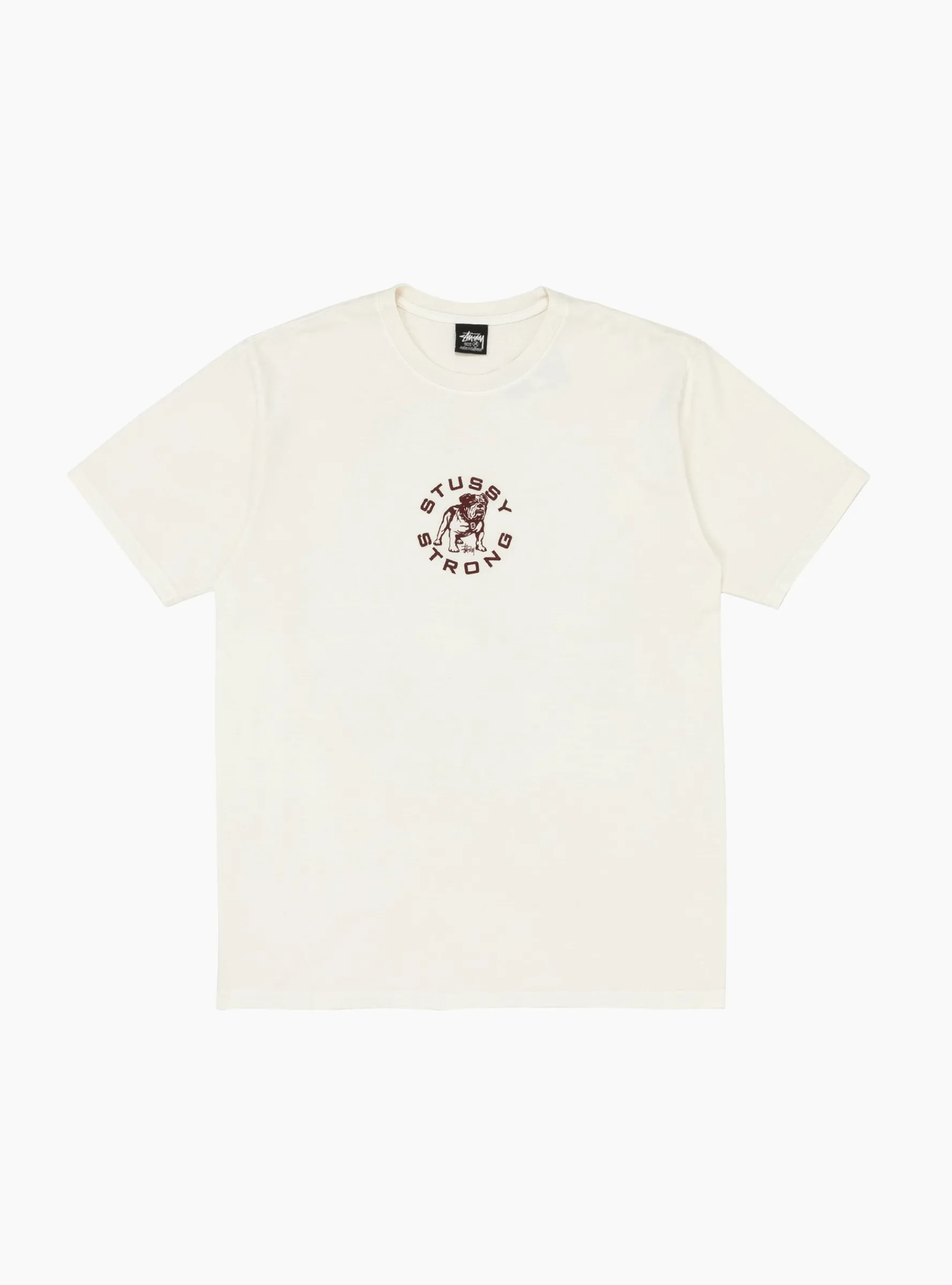 Strong Mac Pig. Dyed Tee Natural<Stüssy Hot