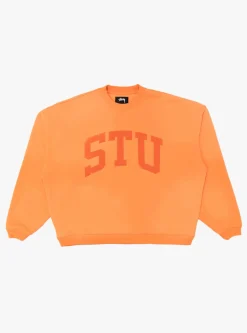 STU Applique Crew Orange<Stüssy Discount