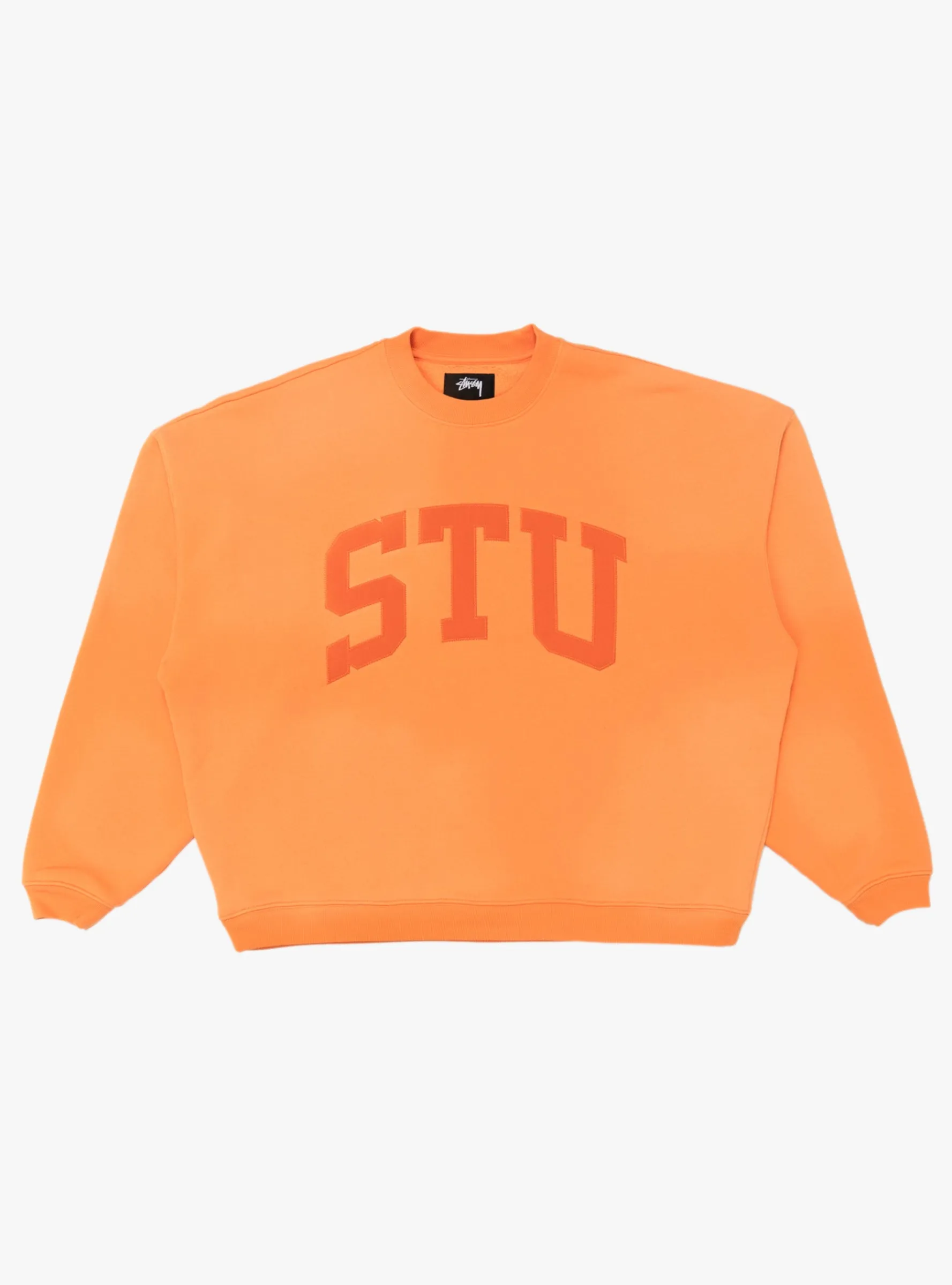 STU Applique Crew Orange<Stüssy Discount