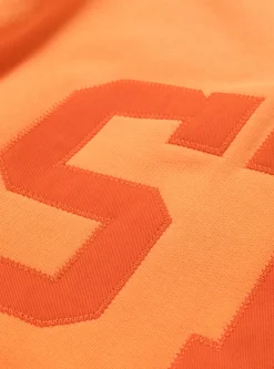 STU Applique Crew Orange<Stüssy Discount