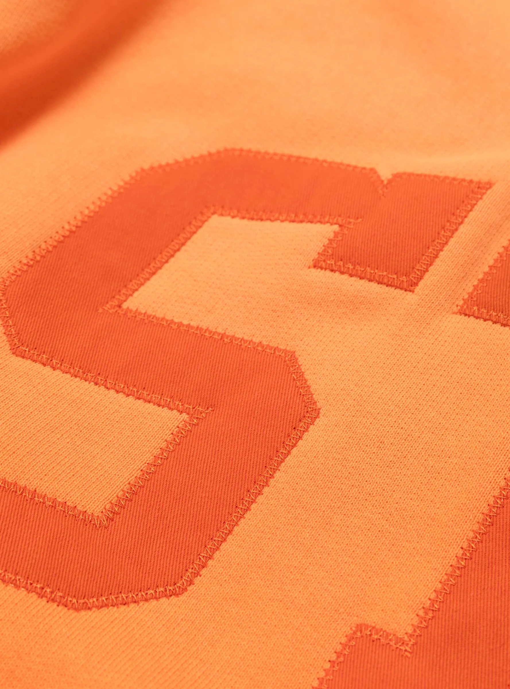 STU Applique Crew Orange<Stüssy Discount