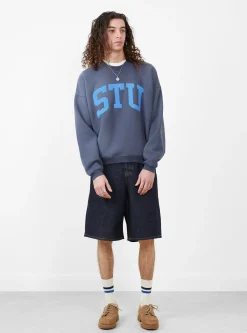 STU Applique Crew Orange<Stüssy Discount