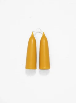 Stubby Candle Pair Goldenrod<Wax Atelier Outlet