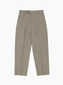 Study Trousers Taupe Wool<mfpen Outlet
