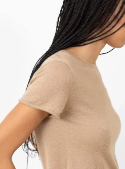 Super Fine Baby Tee Camel<Lauren Manoogian New