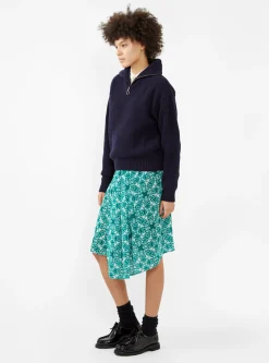 Surati Skirt Sea Green<Christian Wijnants Online
