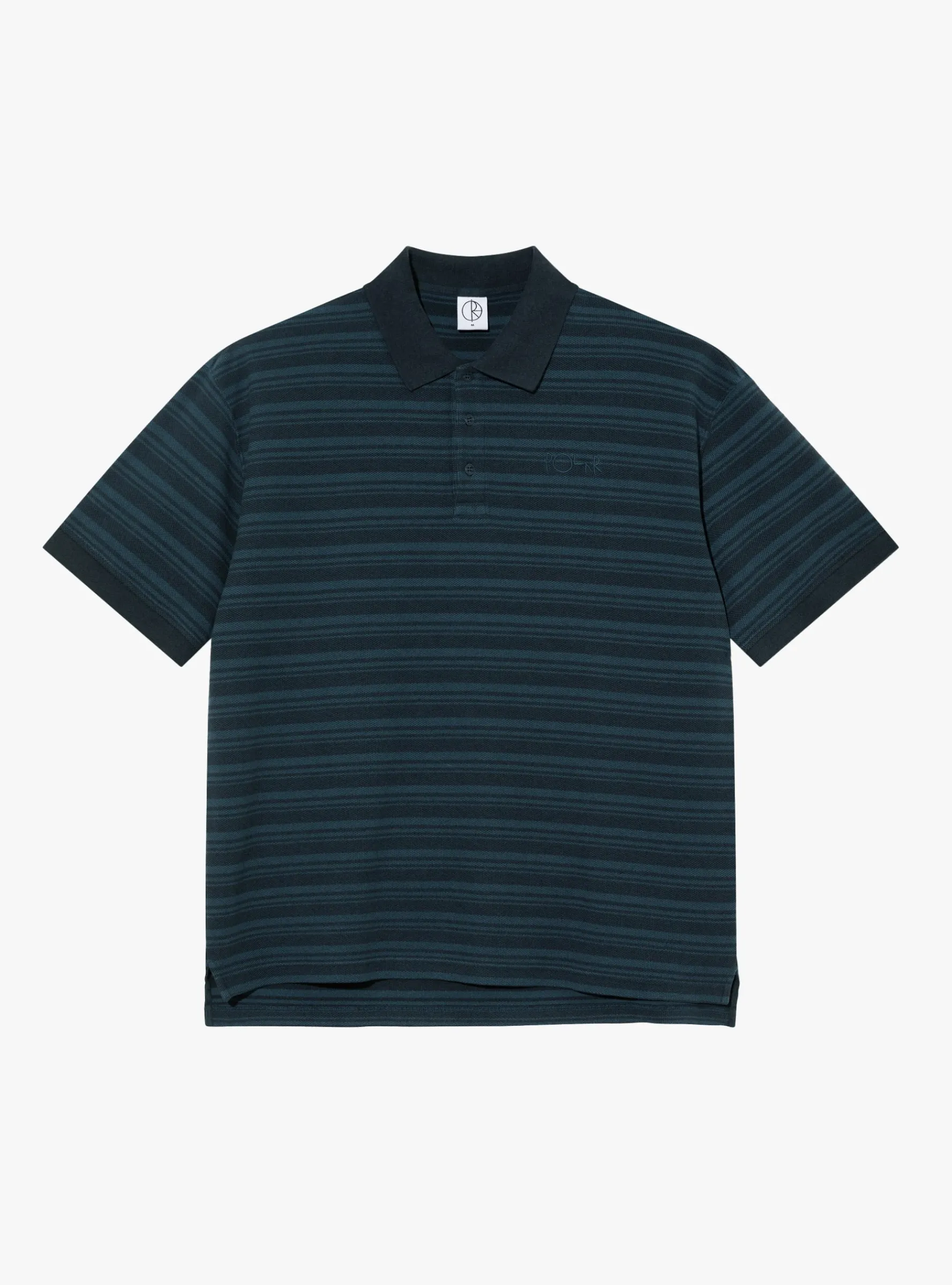 Surf Polo Shirt Neptune Blue Stripe<Polar Skate Co. Online