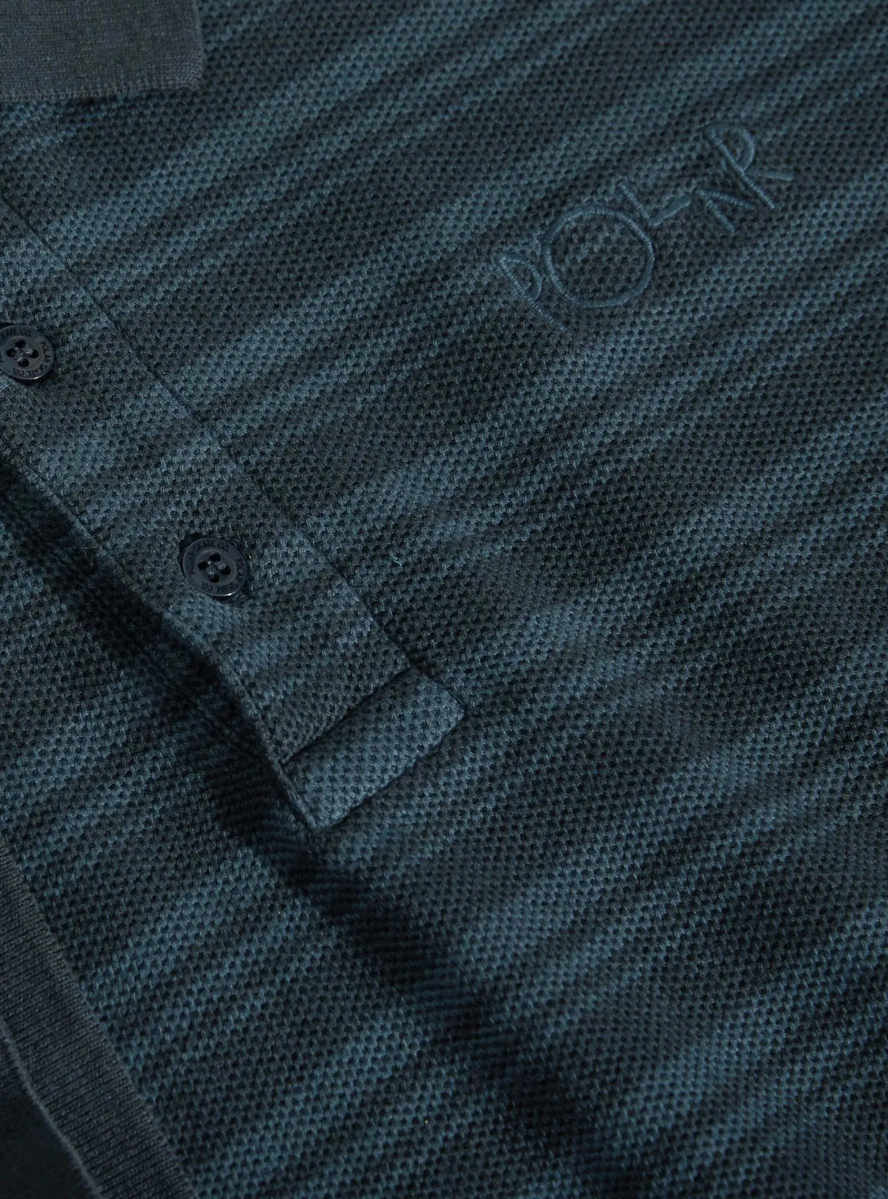 Surf Polo Shirt Neptune Blue Stripe<Polar Skate Co. Online