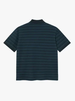 Surf Polo Shirt Neptune Blue Stripe<Polar Skate Co. Online