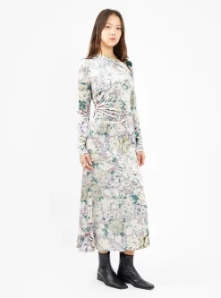 Surveillance Dress Light Purple Floral<Rachel Comey Fashion