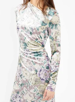 Surveillance Dress Light Purple Floral<Rachel Comey Fashion