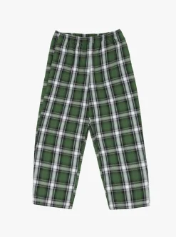 Swell Flannel Checkered Pant Green Big Check<Gramicci Sale