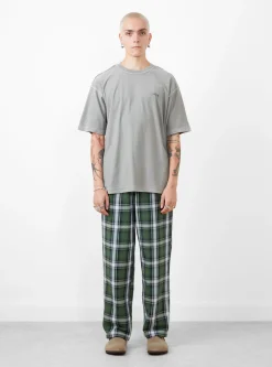 Swell Flannel Checkered Pant Green Big Check<Gramicci Sale