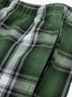 Swell Flannel Checkered Pant Green Big Check<Gramicci Sale