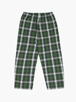 Swell Flannel Checkered Pant Green Big Check<Gramicci Sale