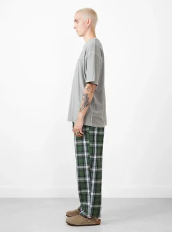 Swell Flannel Checkered Pant Green Big Check<Gramicci Sale