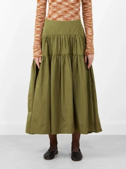 Swift Skirt Olive<Rachel Comey New