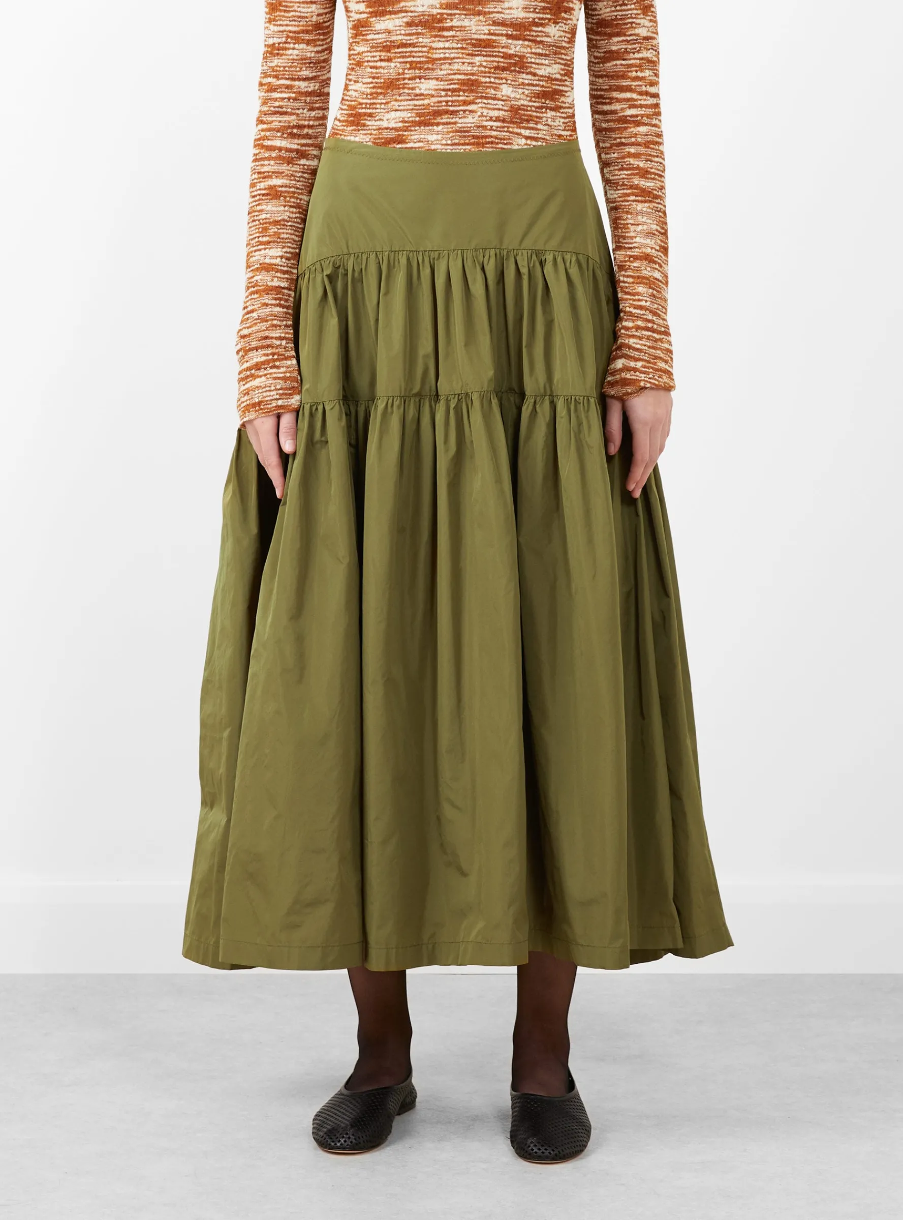 Swift Skirt Olive<Rachel Comey New