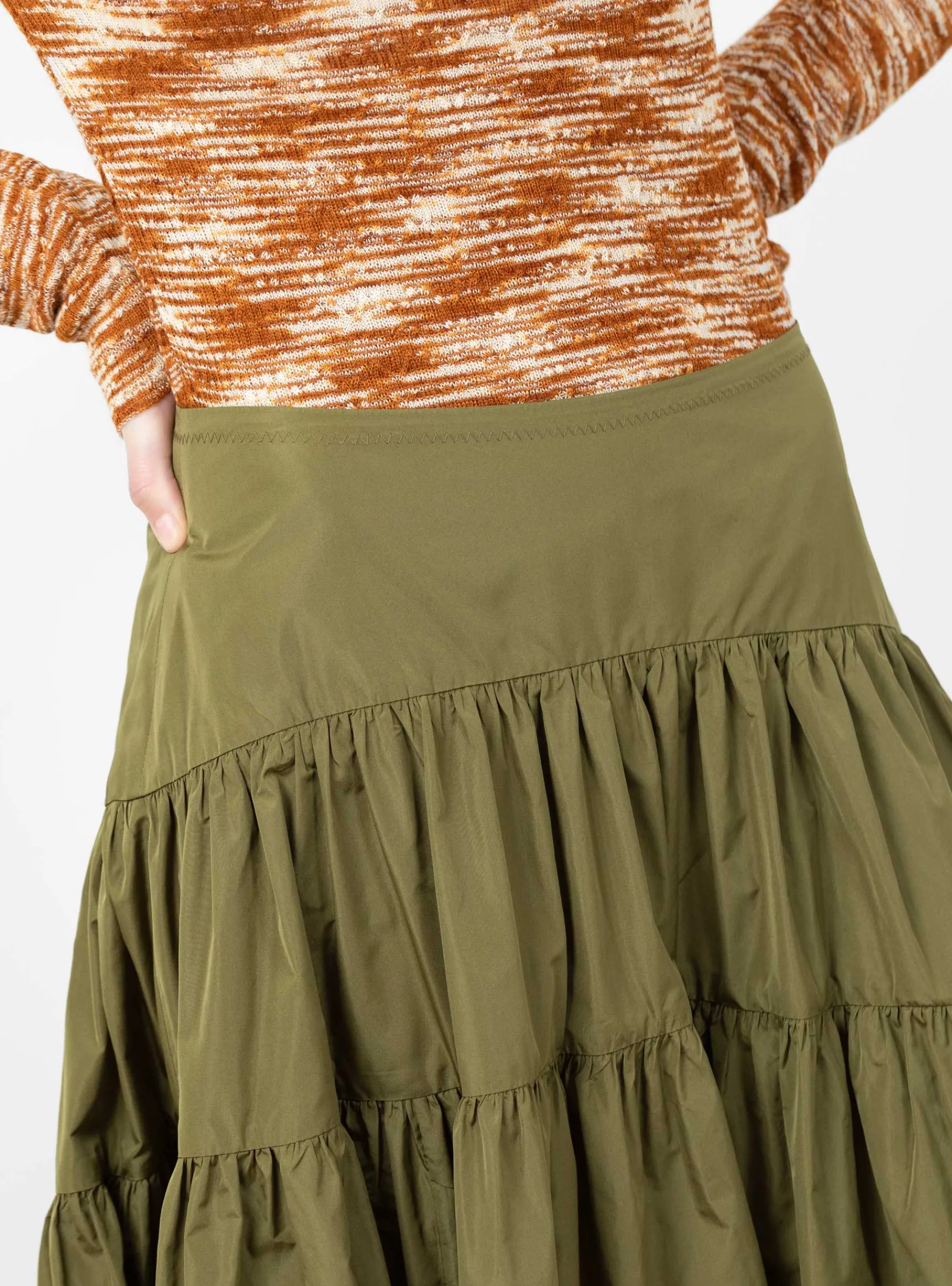 Swift Skirt Olive<Rachel Comey New