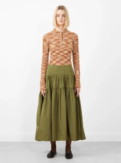 Swift Skirt Olive<Rachel Comey New