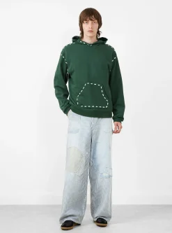 SWT Knit Marionette Hoodie Green<Kapital Best