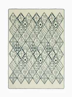 Symphony Blanket Blue Green<Minä Perhonen Online