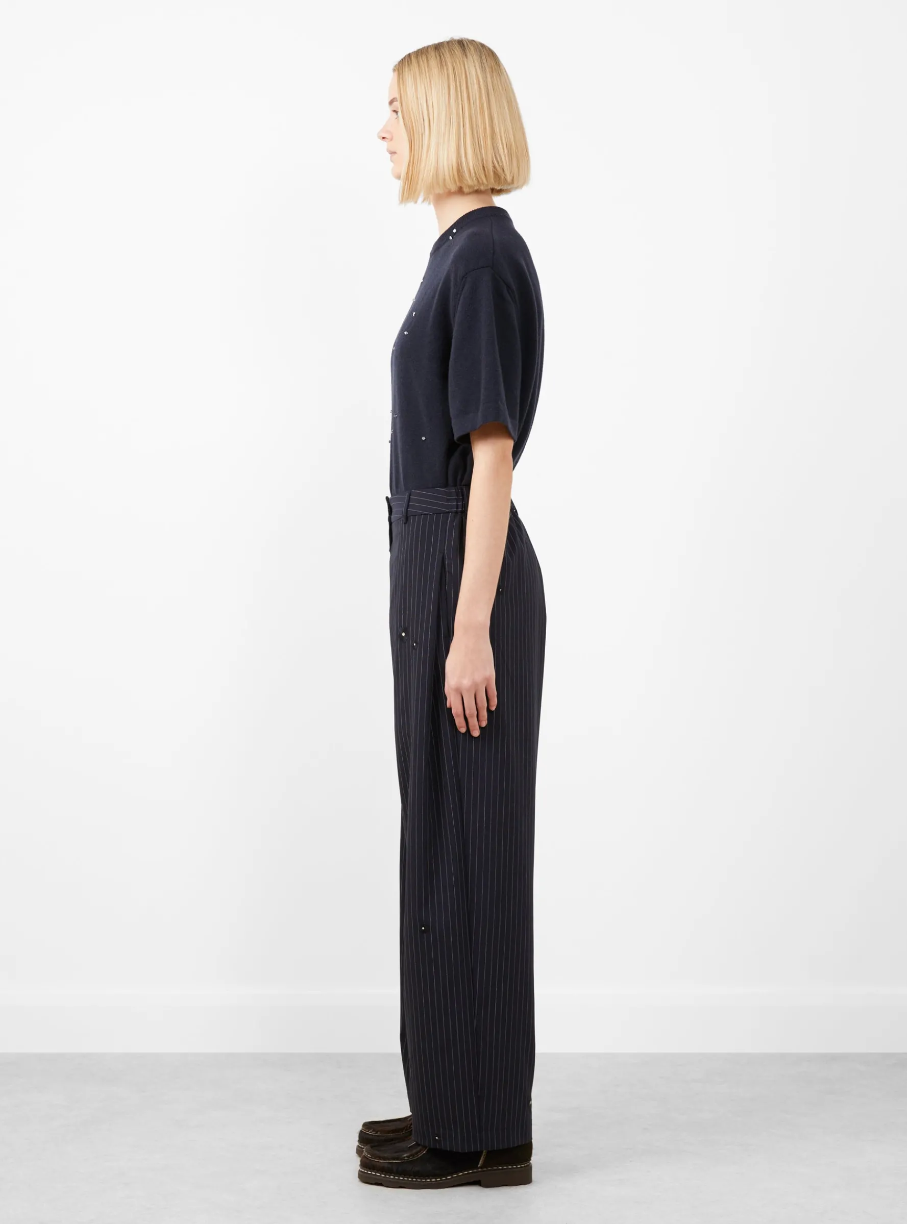 Tailoring Flower Trousers Pinstripe<Cordera Outlet