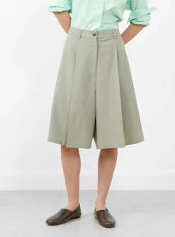 Tailoring Stitch Bermuda Shorts Salvia<Cordera Best